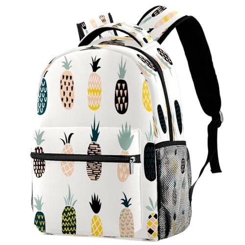 Sac de voyage décontracté style ananas coloré pour sorties et cours