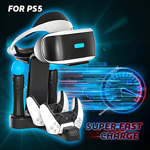 Skywin VR Charging Stand - PSVR Charging Stand to Showcase, Display, and Charge your PS5 VR (PS5 Con