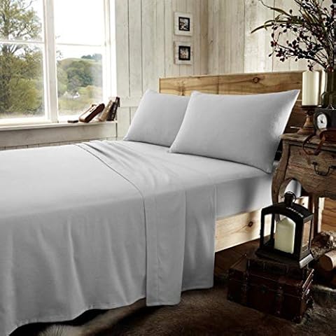 LIZZIE JACOBS Flannelette Cotton Pillowcase Pair Cover