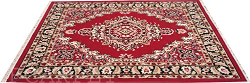 Image of Quality Carpets for Hall and Living Room Velvet Touch with Fantastic Quality 245x335 CM(8x11 FEET) RED Color