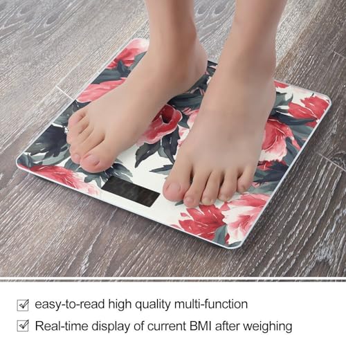 Báscula digital para baño con pantalla grande y vidrio templado miniatura 5