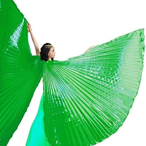 Dance Fairy Egypt Opening belly dance isis wings carnival costumes women (with Sticks/Rods)