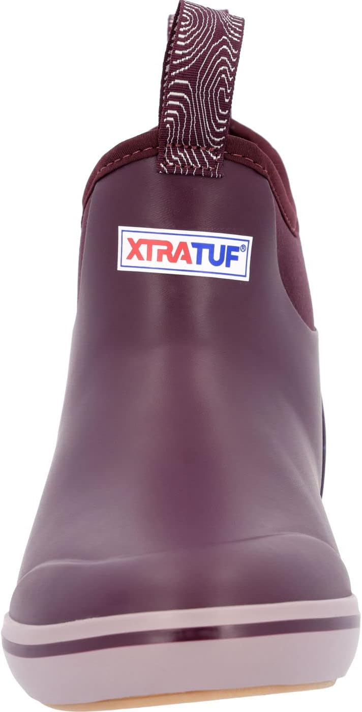Xtratuf Women's 6 Inch Ankle Deck Boot, Trolling Pack Purple, Size 6