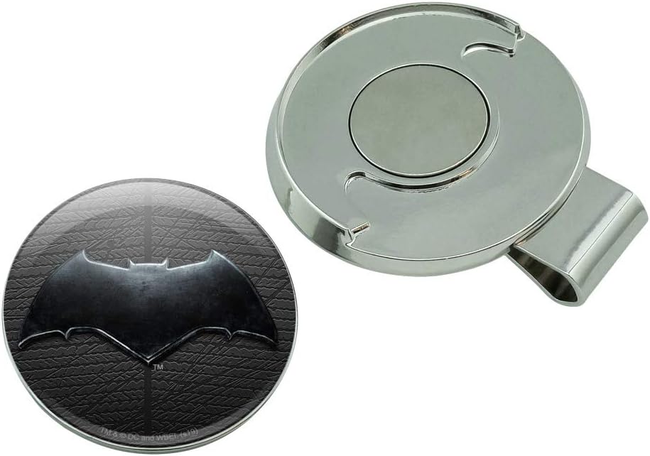review GRAPHICS & MORE Justice League Movie Batman Logo Golf Hat Clip with Magnetic Ball Marker