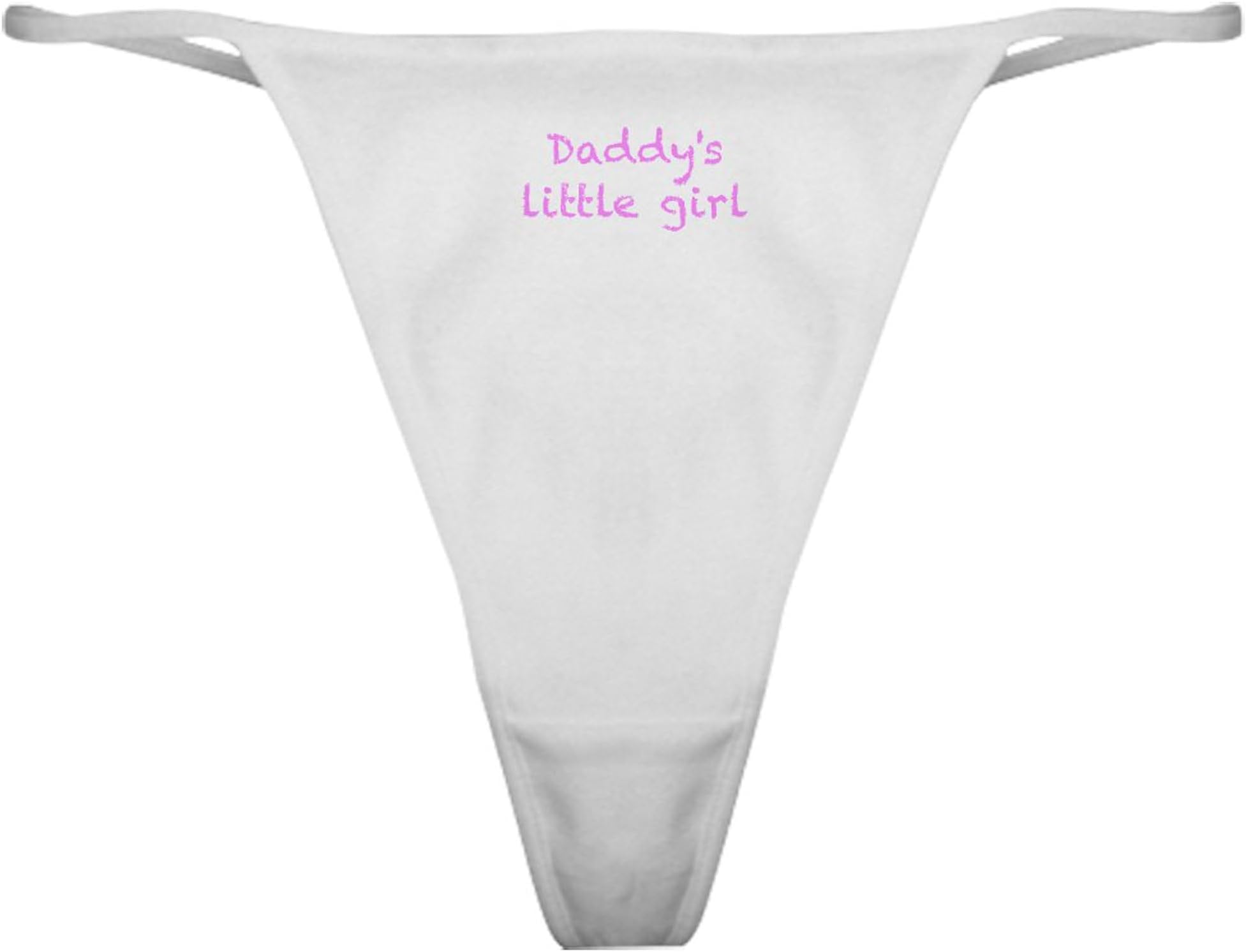 CafePress Daddy's Little Girl Classic Thong Underwear, Womens Panties