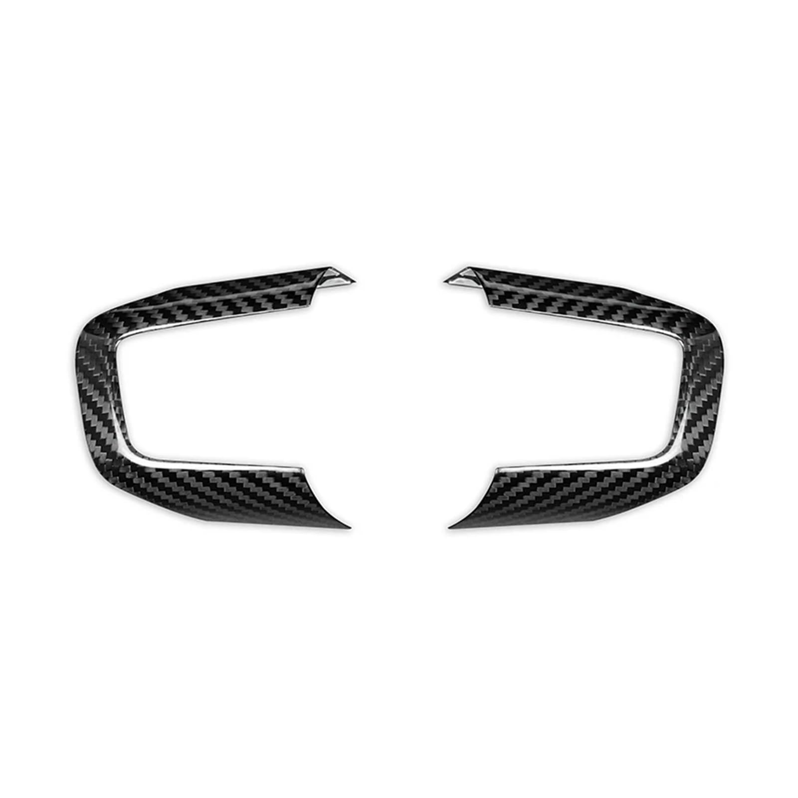 Button Frame Trim Sticker Compatible for Mini Cooper S F65 F66 F67 E SE J01 EV J05 Aceman U25 2024 2025 Real Carbon Fiber