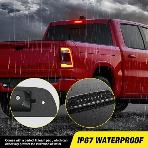 Image of Nilight Third Brake Light High Mount 3rd Stop LED Lighting Compatible with Toyota Tacoma 1995-2016 Pickup Rear Cab Center Tail Lights Replacement