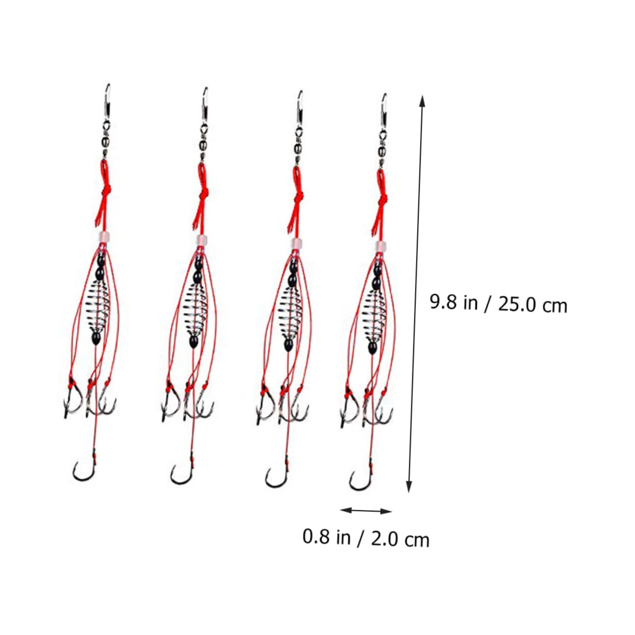 VANZACK Hameçon explosif de pêche Fishing peches Crochet d'appât de pêche leurres de pêche aux turluttes mangeoire de pêche à la Carpe de Printemps Montage d'hameçons de pêche