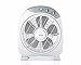 HAEGER HOME WIND - Ventilateur Boxfan, 3 vitesses, ailettes de 30,5 cm de diamètre, à réglage vertical, minuterie de 60 minutes, multidirectionnel, 40W
