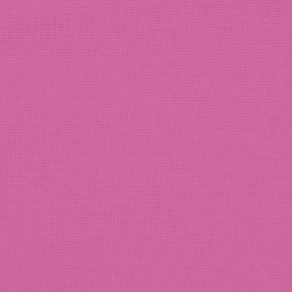 vidaXL Lot de 6 Coussins de Chaise, Coussins de Siège de Patio, Coussins de Canapé de Jardin, Coussins d'Assise Extérieur, Rose 50x50x7 cm Tissu Oxford