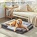 Pawk Orthopädisches Hundebett Grosse Hunde, Memory Foam Hundekorb Mittelgroße Hunde, Hundebetten Waschbar, Abnehmbarem rutschfest Hundesofa,71x58x17cm