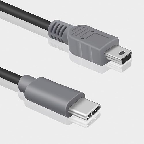 Miniatura 9 de Duttek Cable USB a USB C OTG, USB C macho a mini USB de 5 pines macho convertidor de datos sobre la marcha, cable OTG para MacBook, iMac Pro,