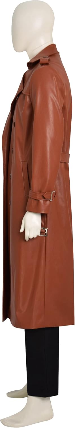 Men's 15th Doctor Series Costume Who Brown Long Coat Fifteenth Doctor Costume Full Suit