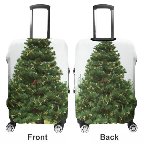 Garlad Pine Tree Luggage Cover, Washable Elastic Suitcase Cover Protector Fit 18-32 Inch Luggage3