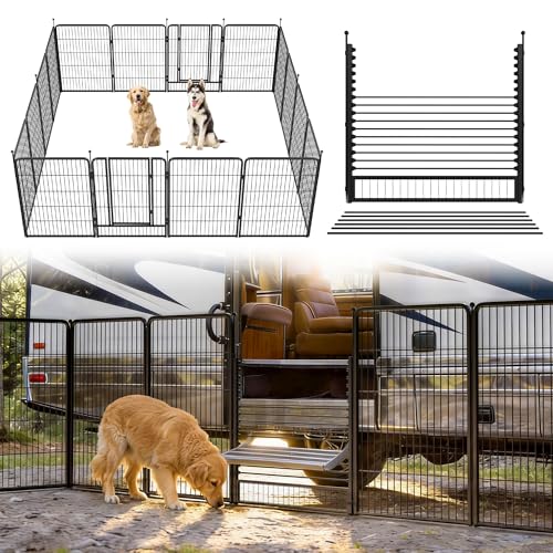 FXW Instant Dog Playpen, 40" Portable Fence, 16 Panels
