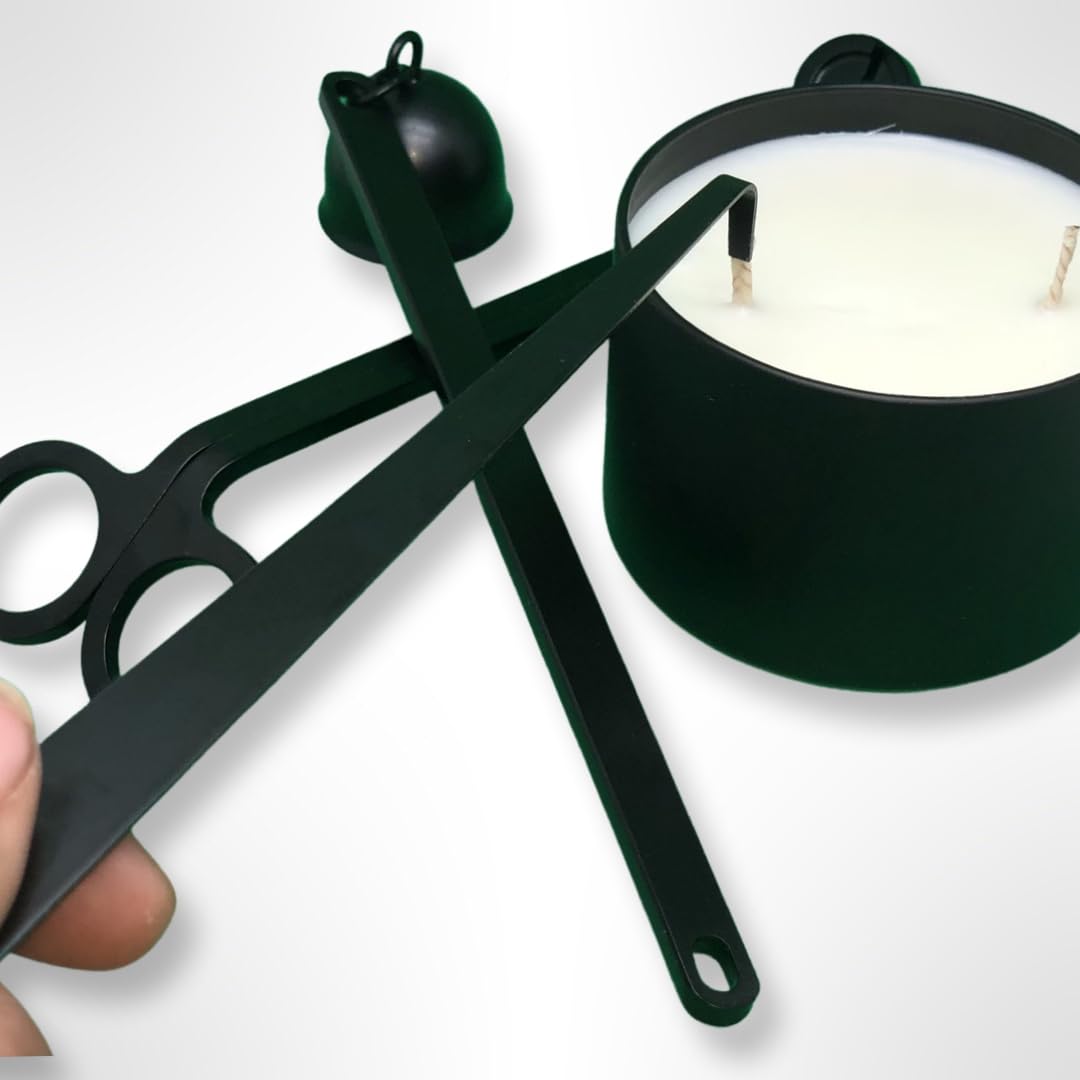 Candle Wick Trimmer & Flame Snuffer Kit (Silver Classic)