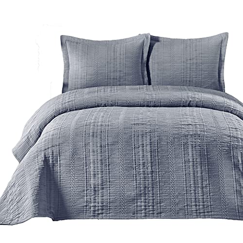 Elart Tagesdecke 220x240 cm und 2 Kissenbezüge 50x70 cm | Bettdecke,...