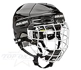 bauer re-akt 100 helmet combo youth, color:blau
