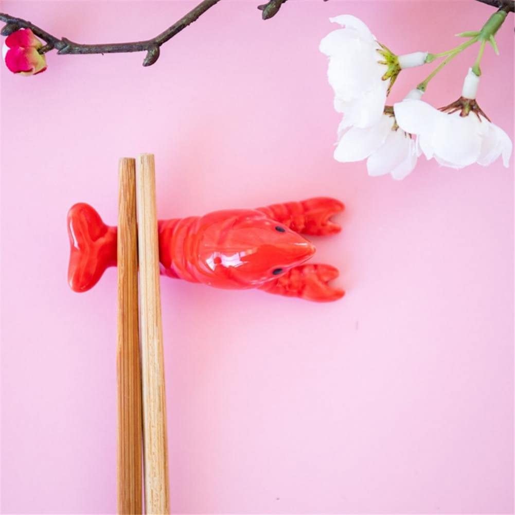Porta di Bacchette in Ceramica Porta a Forma di Pesce a Forma di Pesci a Forma di Pesce Grazioso Tapsticks Tappeti Cucina Utensili Cucina