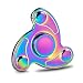 Opard Tri Fidget Spinner 2-4 Minutes Hand Spinning Toy Colorful Zinc Alloy for Child and Adult (Spiral Colorful)