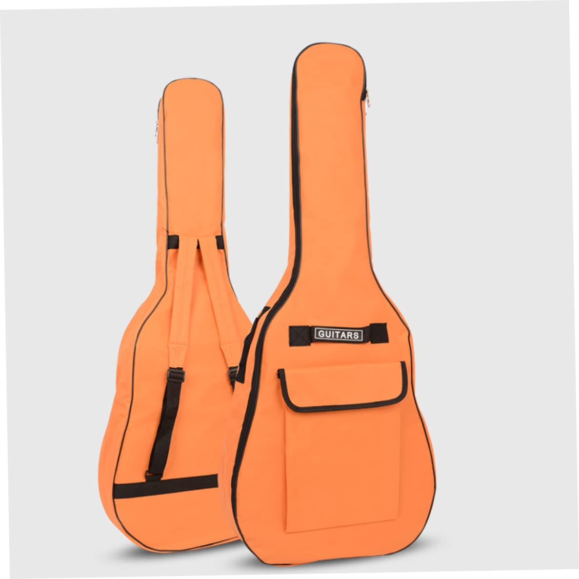 Borsa protettiva per chitarra - Zaino impermeabile in tessuto Oxford 40/41 pollici 600D, con tracolla regolabile, arancione