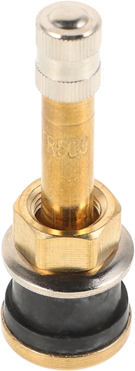 Mikinona Tubeless Tire Valve Stem Replacement for Trucks Buses Copper Construction Easy to Install Valve Stems Durable Reliable Tire Maintenance