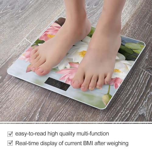 Báscula digital para baño Clear Pond Lotus Rhythms 400lb miniatura 5