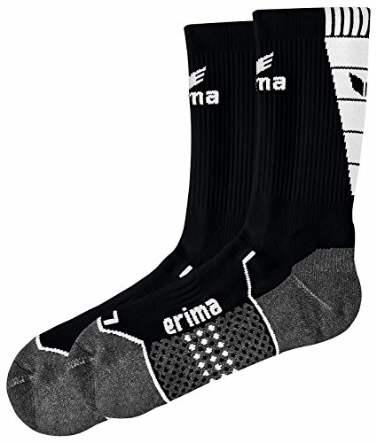 Erima Men's Accessories Training Socks, mens, Training socks, 318609, black/white, 4 (EU)