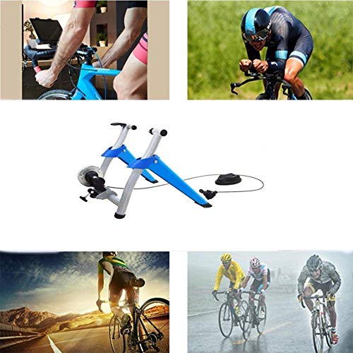 Entrenador de bicicleta WANGKENSU con resistencia magnética ajustable de 6 niveles, soporte para bicicleta estacionaria de interior, compatible con ruedas 26"-28" y 700C miniatura 3