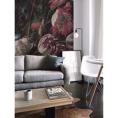 Stickers muraux grand format salon et chambre vase de fleurs - 2
