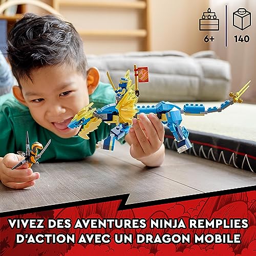 LEGO Ninjago 71760 Le dragon du tonnerre de Jay - vue 4
