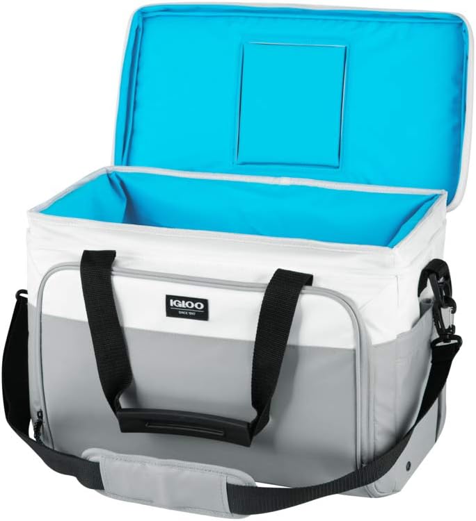 Igloo 36-Can Softsided Insulated Collapse and Cool Cooler Bags Perfect for Lunch, Beach, or Travel
