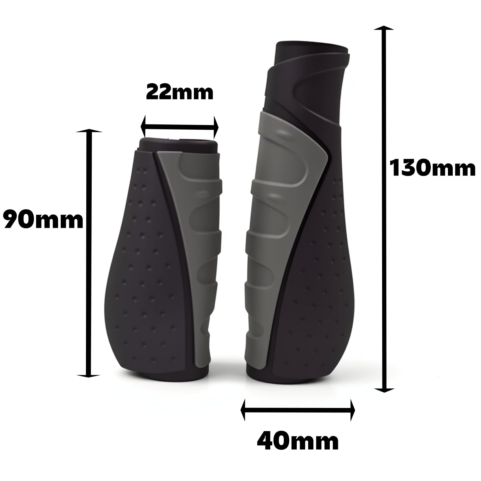 Manopole per manubrio rotante, 22 mm