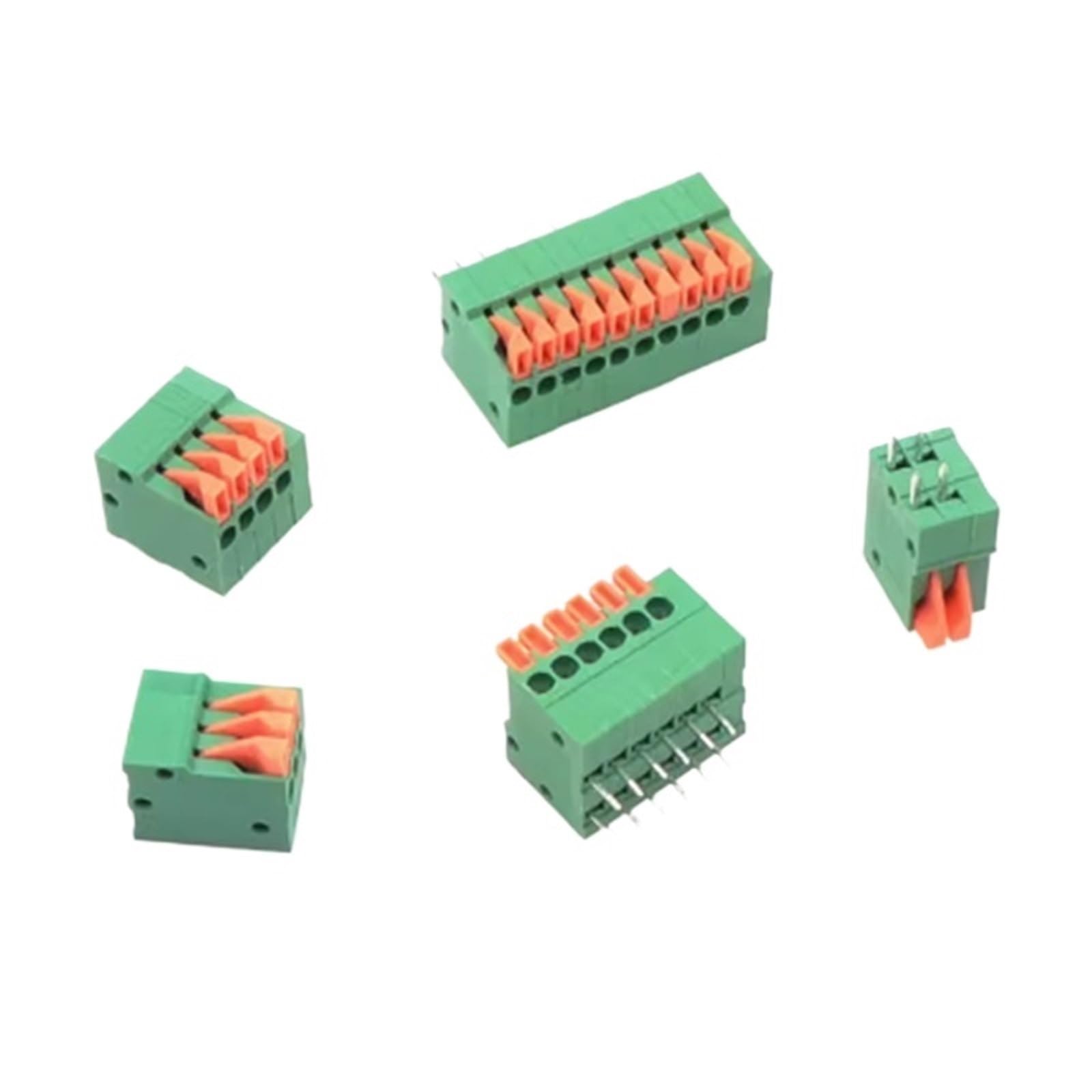Bornier KF141R à Angle Droit, 60 pièces, Pas de 2,54 mm, connecteur PCB 2/3/4/5/6/7/8/9/10 Broches(7P)