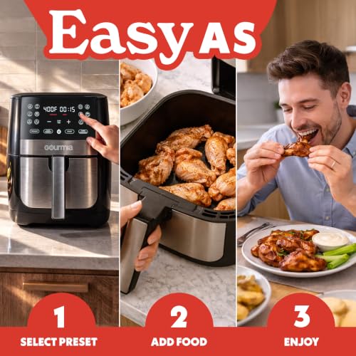 Gourmia 8qt Air Fryer (GAF826) – Single-Basket Large Family Capacity — view 11