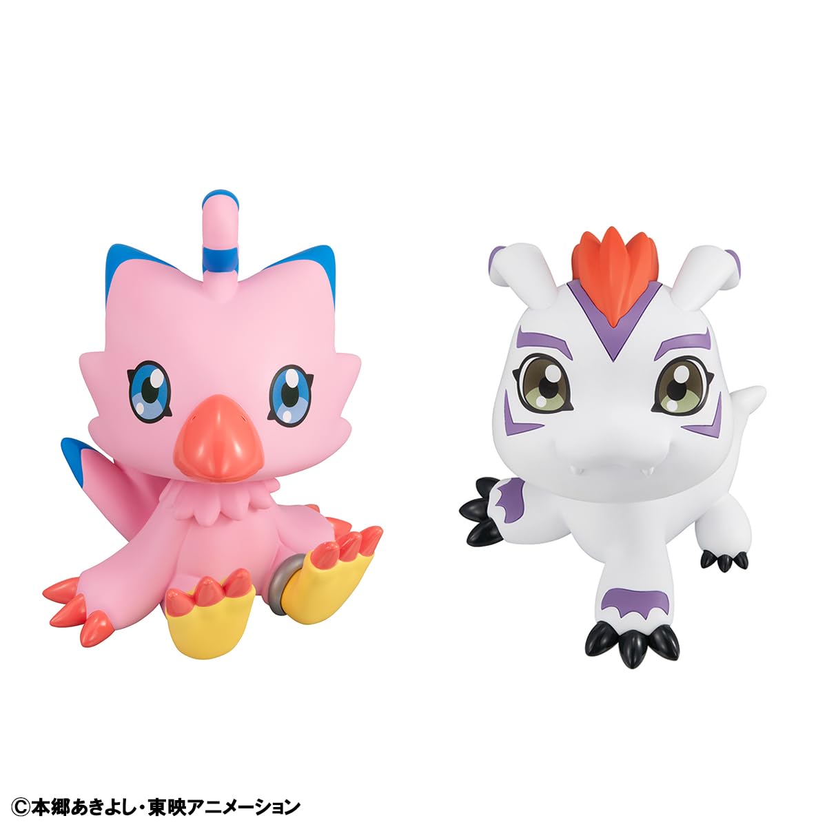 Megahouse, Lookup Piyomon&Gomamon Digimon Adventure Set (with Gift) 11 cm, MH841132 Multicolor, Collectible Figure - Image 2