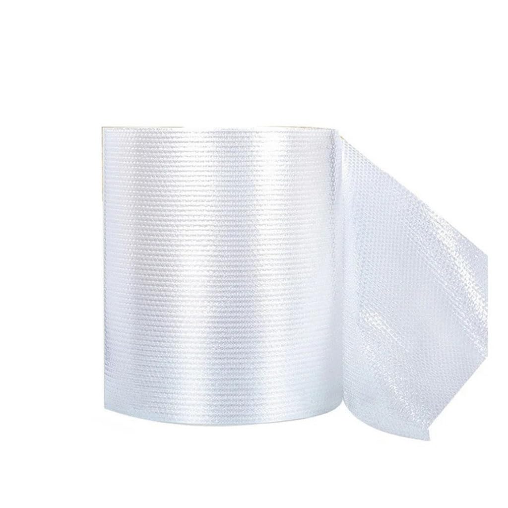 Doppellagige, Stoßfeste Luftpolsterfolie, 1 M Rolle, Druckentlastungspufferfüllung for Die Logistikverpackung Zerbrechlicher Güter(W 20cm x 5m)