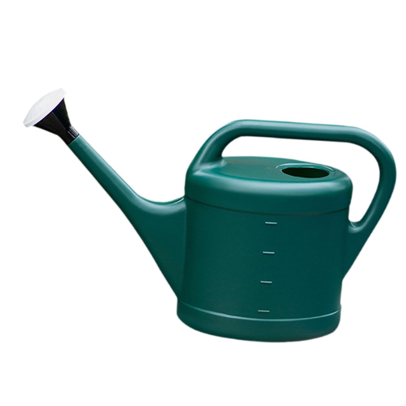 mophrati Garden Watering Can Is Made Of Premium Thickened PP Modern Watering Kettle Comfortable Handle Ergonomic Sturdy Leakproof Indoor Outdoor Plants, Green, 8L