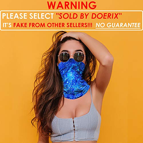 Neck Gaiter Face Mask Reusable, Cloth Face Masks Washable Bandana Face Mask, Sun Dust Protection Balaclava Face Cover Scarf Shield for Fishing Cycling