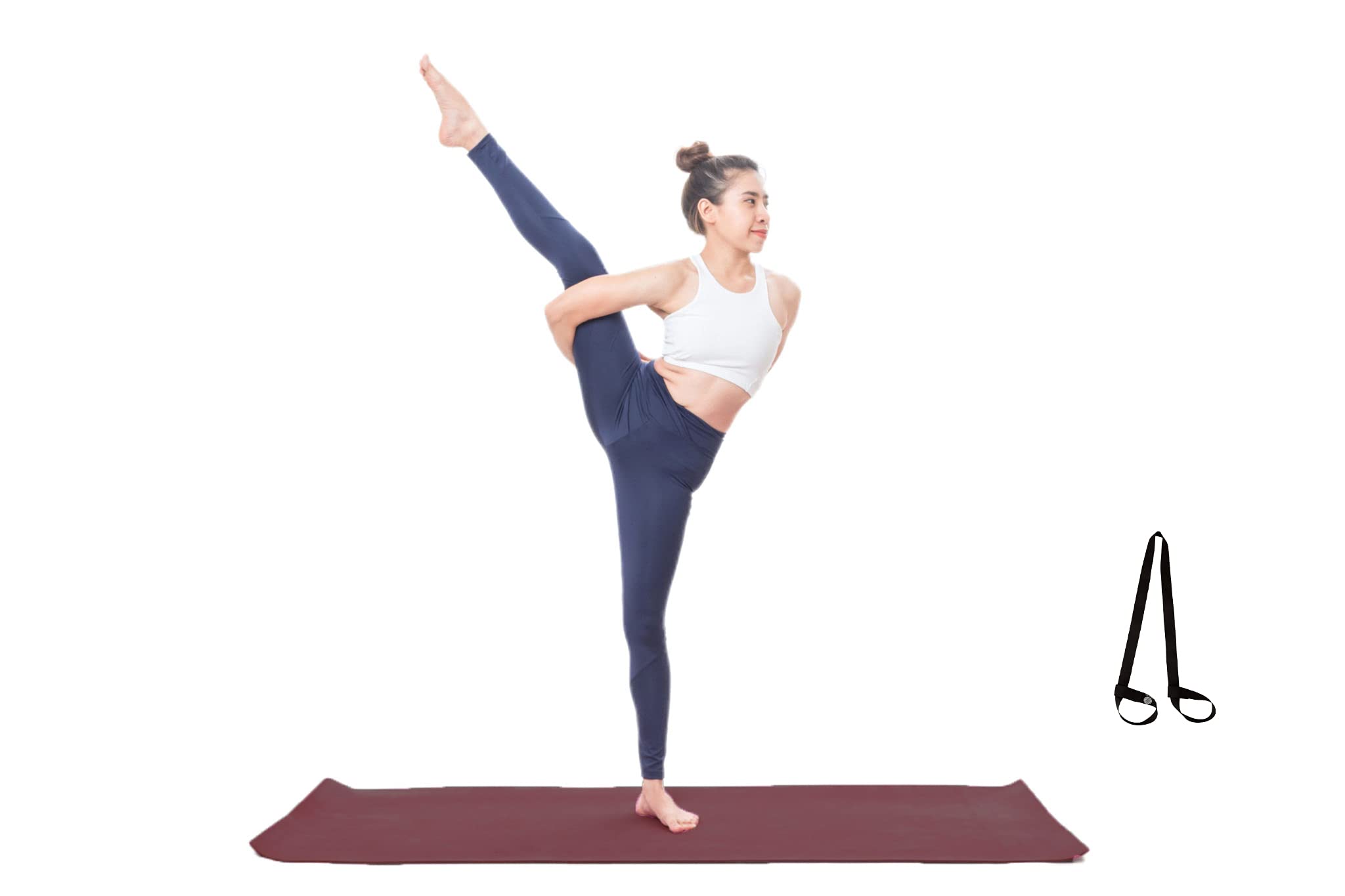 Effingo 4mm Yoga Mat with Carry Strap for Exercise, Meditation and Fitness/Non-Slip Yoga Mat for Comfort (4MM) (PURPLE) (B09CZ4TMSB) Amazon Price History, Amazon Price Tracker