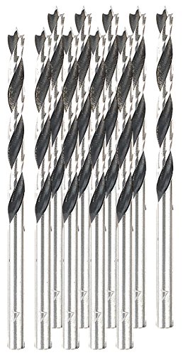 AGT Holzbohrer: Bohrer-Set für Holz, 4 mm, 10 Stück (Holzbohrer Set, Werkzeug)