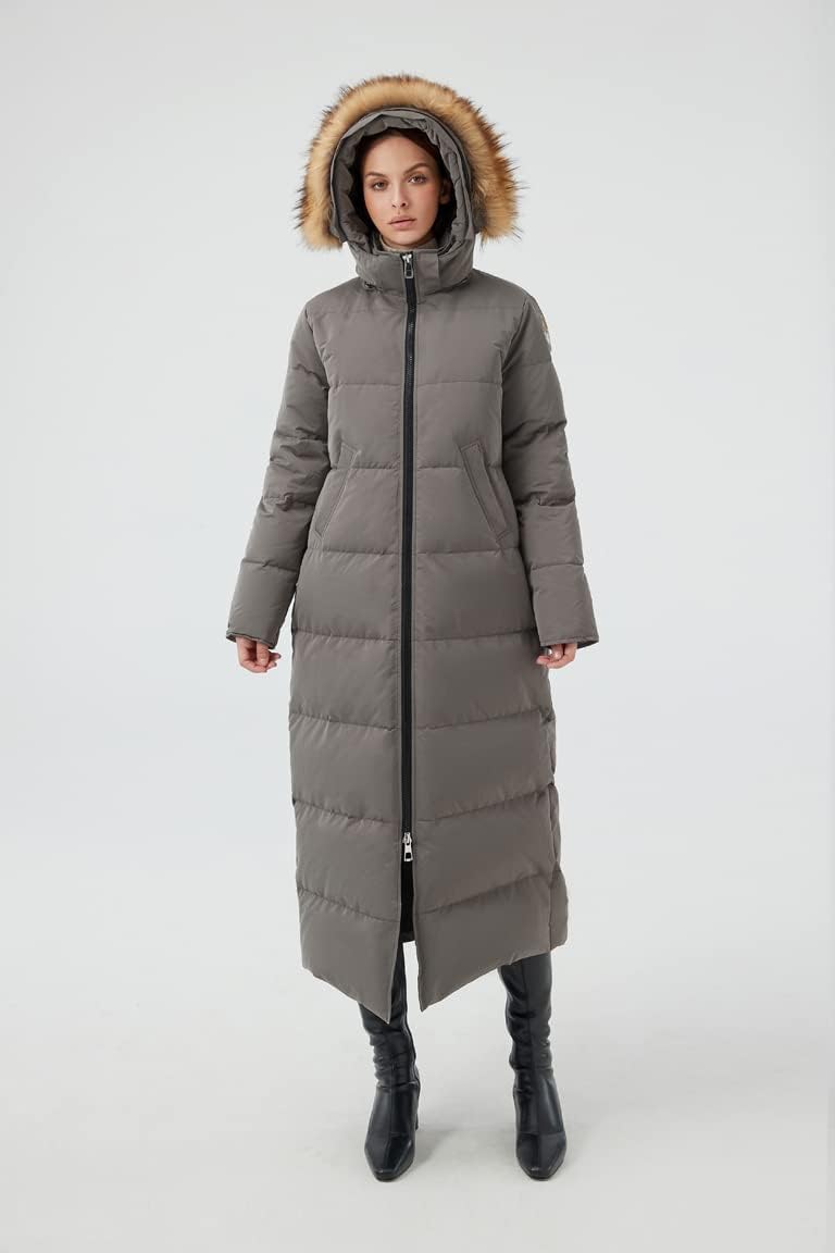 Fitouch Women's Waukee Long Down Coat Parka Jacket | 750+ Fill Power | Full-Length - Image 6