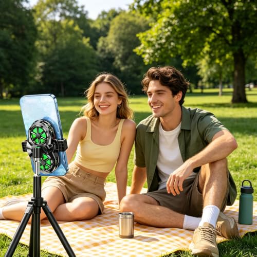 Ventilador de refrigeración para teléfono ideal para tus transmisiones de vlog en directo 3