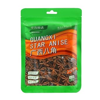Zercumm Octagonal 50G Spice Kitchen Seasoning Shangchao Aniseed Red Octagonal