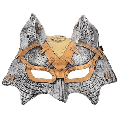 Luxshiny Máscara Comodidad Adultos Animal Steampunk Diseño Ventilado de Transpirable y Adecuado para Fiestas de Cosplay y Sesiones Fotográficas