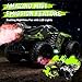 WRTWRT 1:18 RC Monster Truck for Boys, Kids 4-7-8-12, All-Terrain Off-Road Remote Control Car with LED Lights & Spray, 40 Min Playtime, 2.4GHz Fast Response Graffiti Jeep Toy Gift RC Car for Kids