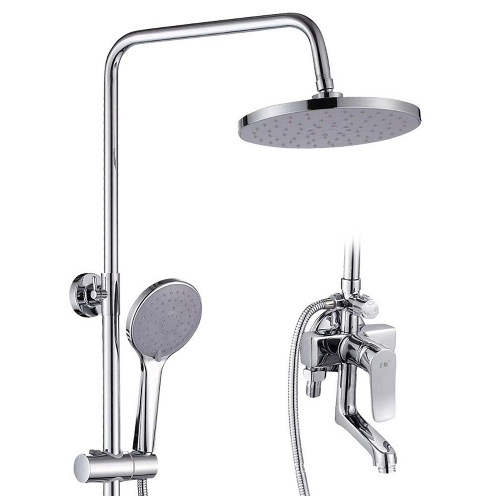 Système de douche LUNEZY mitigeur baignoire pluie et pommeau ABS