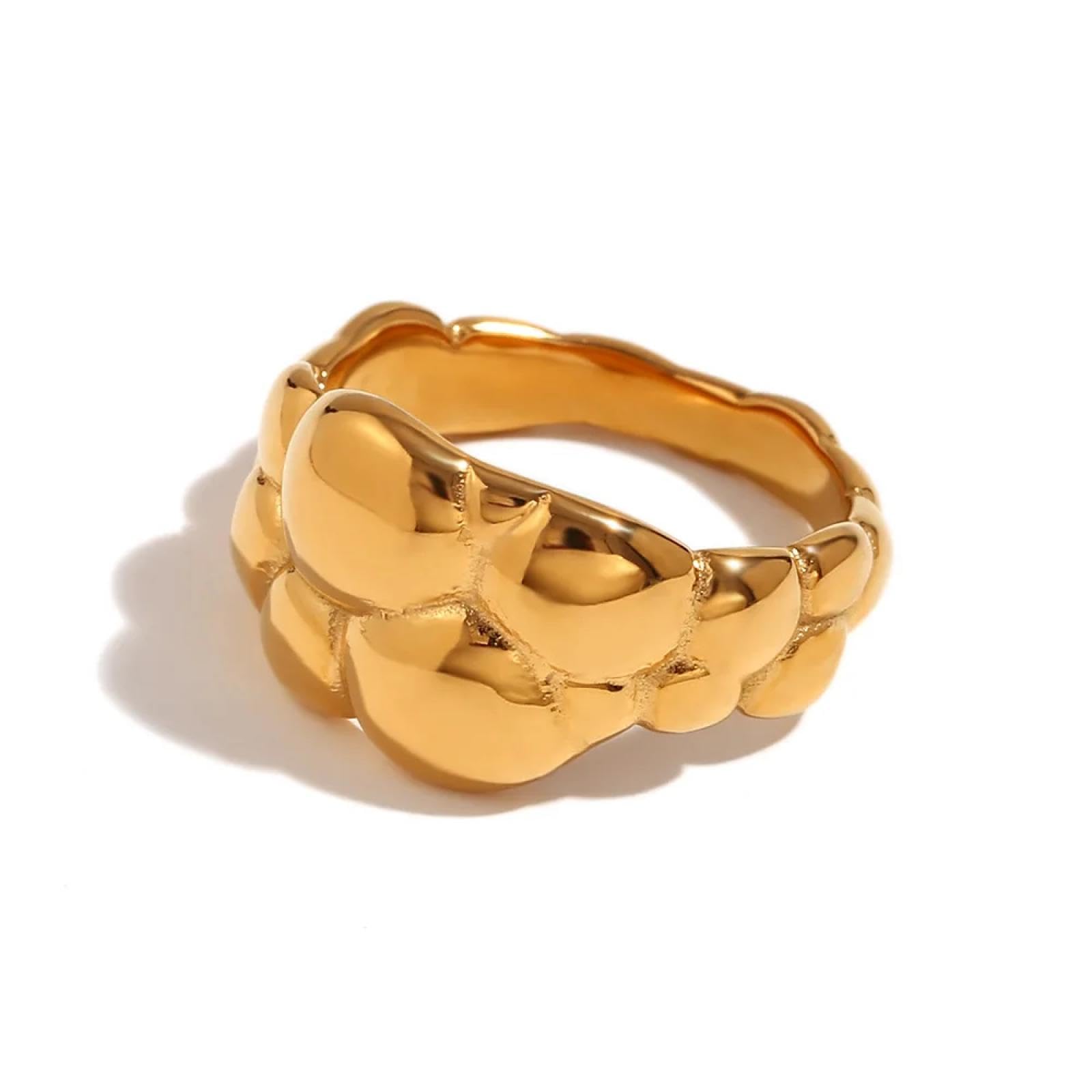 Bagues et bijoux mixtes en acier inoxydable pour style quotidien - 8