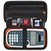 BOVKE Graphing Calculator PU Carrying Case for Texas Instruments TI-84/Plus CE Hard EVA Shockproof Storage Travel Case Bag Protective Pouch Box, Black