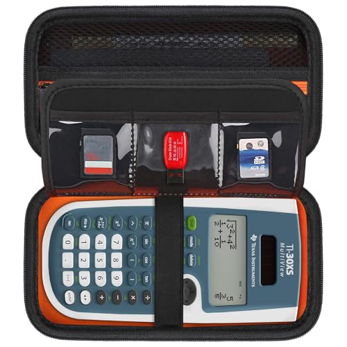 Housse calculatrice TI-36X Pro antichoc avec poche câbles BOVKE